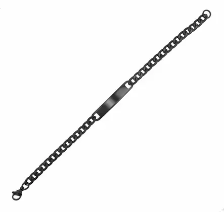 Brian Black ilaattaranneketju terästä 18 - Rannekorut - SH450B - 2