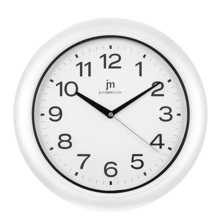 Herätyskello JM kosteussuojatttu seinäke - Seinäkellot - 00976B - 1