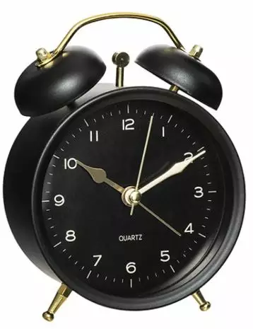 Herätyskello Retro musta, piip-piip herä - Herätyskellot - Z815B - 1