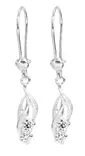 Hopeiset korvakorut zirkoneilla CG5040-C - Hopeiset korvakorut - CG5040-C - 1