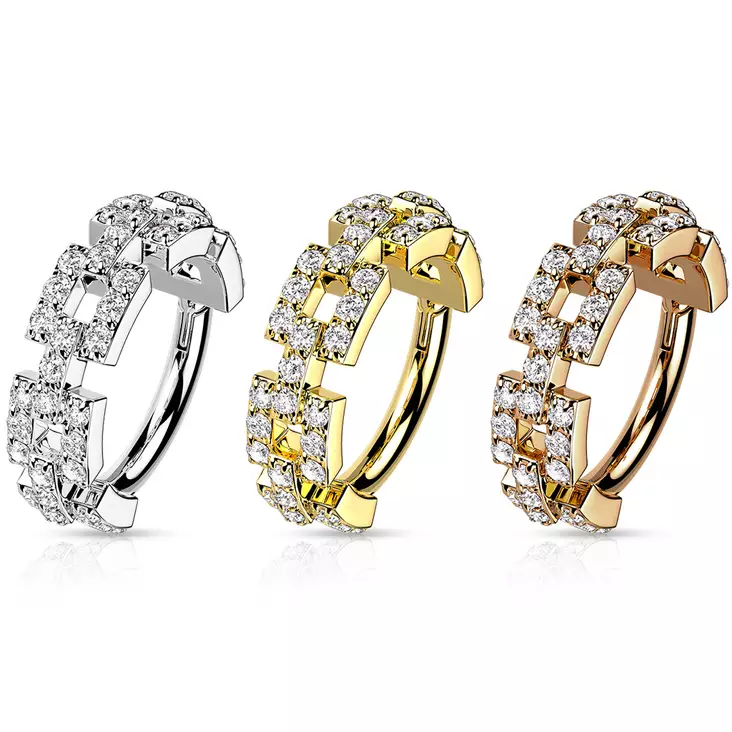 Lävistyskoru Tragus ring 10mm 1,2mm - Lävistyskorut - HS044-C - 1