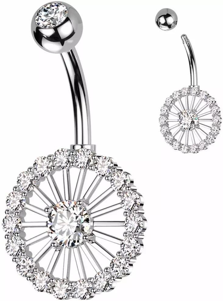 Napakoru Onnenpy=C3=B6r=C3=A4 Silver N037C - Lävistyskorut - N037C - 1