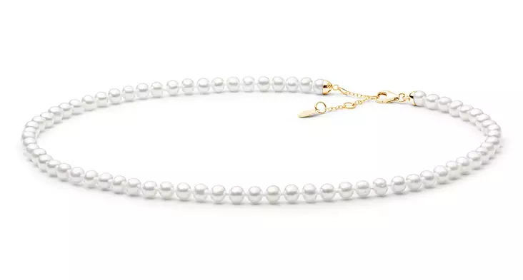 Gaura Pearls helmikaulanauha kullatulla lukolla PYFORW555-C - Gaura Pearls - PYFORW555-C - 1