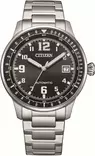 Citizen automaatti military musta - Miesten rannekellot - NJ0190-51E - 1