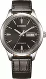 Citizen automaatti nahka musta - Miesten rannekellot - NY4058-01E - 1