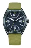 Citizen Eco-Drive military musta - Miesten rannekellot - AW1575-08E - 1
