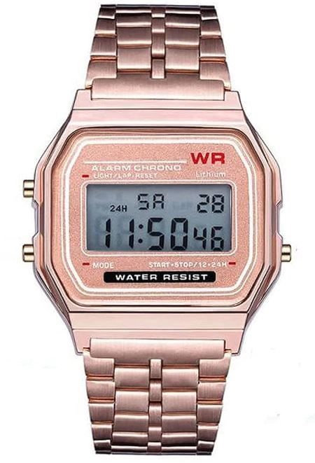 Digital Retro Steel A168ROSE - Peruskellot - A168ROSE - 1