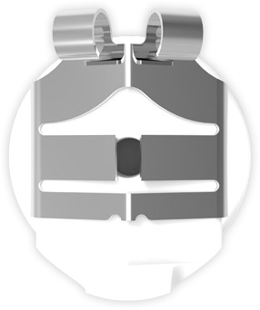 LOX korvakorun tausta, hopea - Hopeiset korvakorut - LOX-2SE - 1