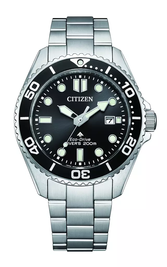 Citizen Eco-Drive Pro Marine musta - Citizen miesten rannekellot - BN0261-51E - 1