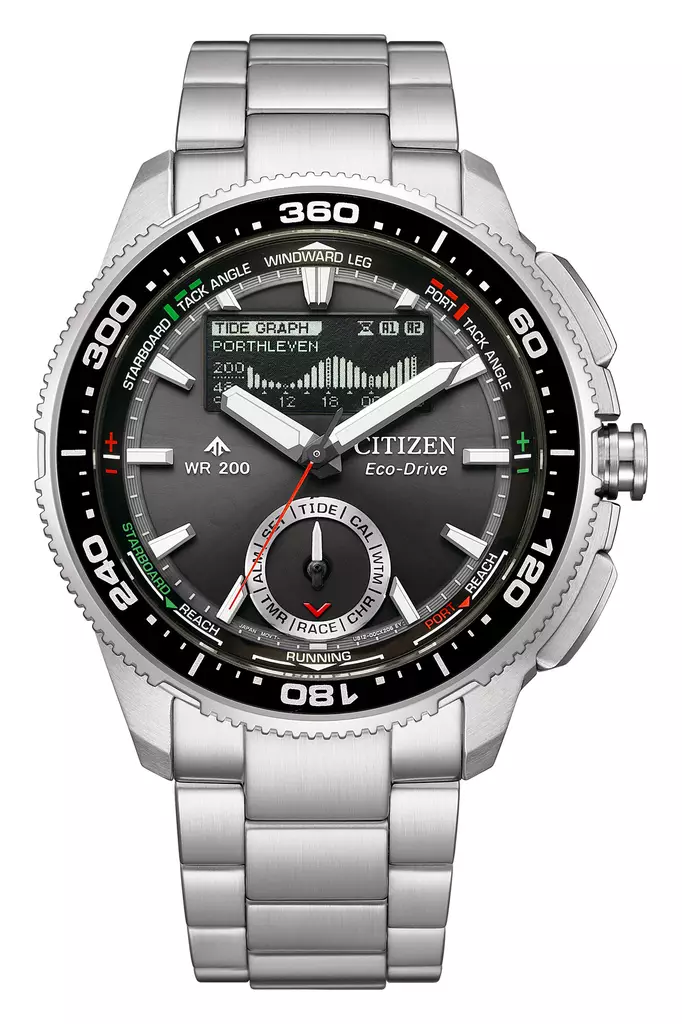 CITIZEN ECO-DRIVE PRO MARINE MUSTA - Citizen miesten rannekellot - JV3001-53E - 1