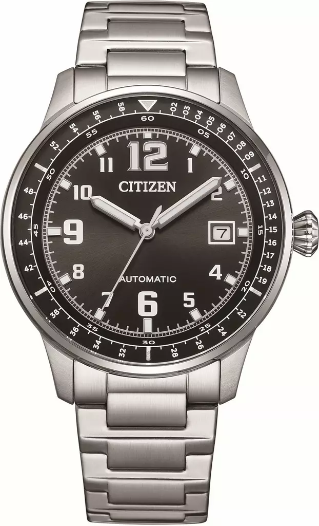 Citizen automaatti military musta - Miesten rannekellot - NJ0190-51E - 1