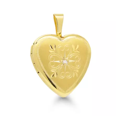 MEDALJONKI KULLATTU SYDÄN - Medaljongit - SPL-20850ZG - 1