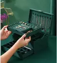 ZE119B LadyBox korulaukku Como vihre=C3=A4 fiilis - Korurasiat - ZE119G - 1
