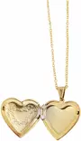 Yours sydän medaljonki kullattu SH402G - Lahjaideat naisille - SH402G - 2