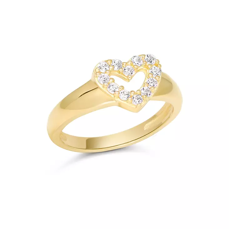 Kastesormus Sydän cz hopeaa - Kastesormukset - 6-8135ZG - 1