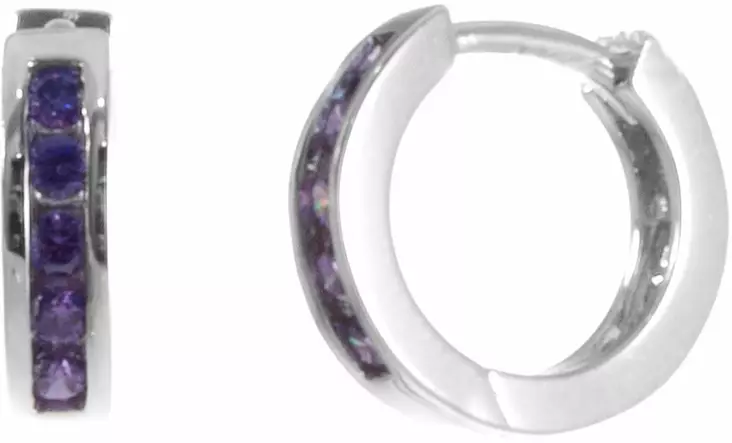 Korvarengas Shampanja 12x2,5mm - Hopeiset korvakorut - CKK201SH - 1