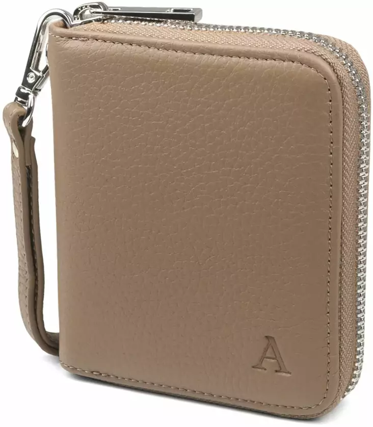 Aarni mini-clutch-lompakko- hiekka-hopea - Korttikotelot ja rasiat - MINI-CLUTCH-HIEK-H - 1