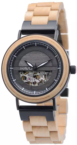 Havu Korpi automaattirannekellon tuotekuva edestä päin kuvattuna - Havu - HAVU-KORPI - 1