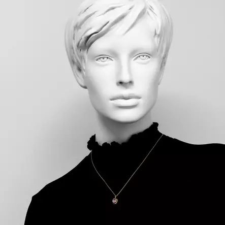 KK riipus 6x8mm ovaali pinkki zirkon - Kultaiset riipukset - K10061PI - 3