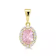 Diana-riipus zirkoneilla, PINK 9K - Kaulakorut ja riipukset - 9K-P-2344ZPI - 1