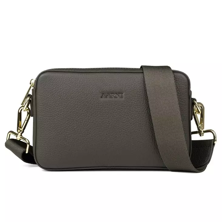 AARNI Crossbody Bag Olkalaukku Oliivi - kulta - Laukut - OLKA-OLIIVI - 1