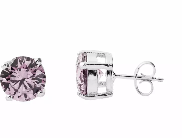 Korvakorut zirkoneilla pinkki H30621PI - Korusetit - H30621PI - 1