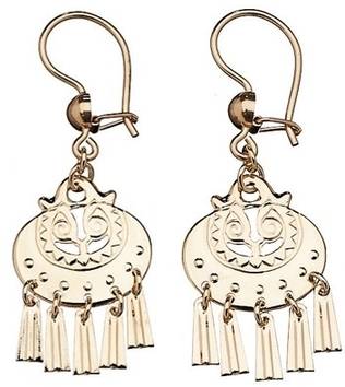 Kalevala koru pienet kultaiset Kuutar korvakorut - Kultaiset korvakorut - 1603032K - 1