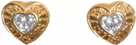 Syd=C3=A4n korvakoru kirkas tappi K20236K - Kultaiset korvakorut - K20236K - 1