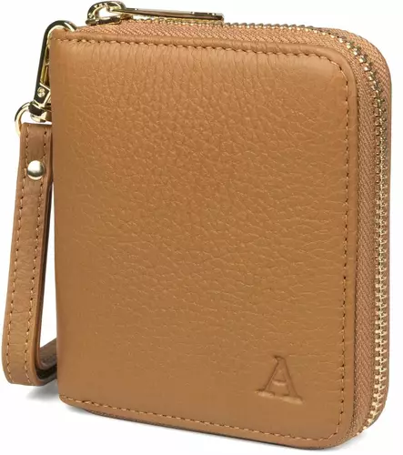 Aarni Mini clutch lompakko konjakki-kulta - Korttikotelot ja rasiat - MINI-CLUTCH-KONJ-K - 1