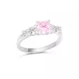 Kastesormus zirkonilla rodinoitu - Kastekorut - SBR-1291ZPINK - 1