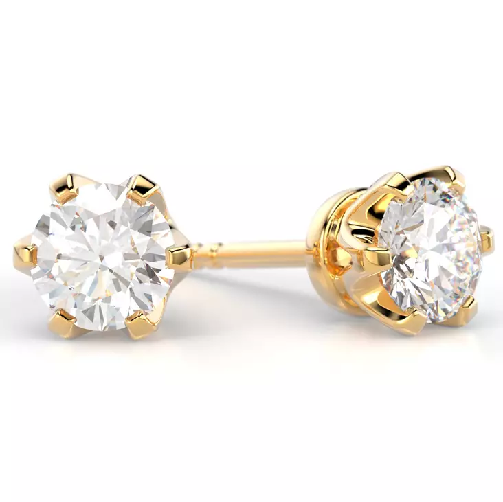 Festive Classic korvakorut 129-060 - Timanttikorvakorut  - 14-129-060K - 1