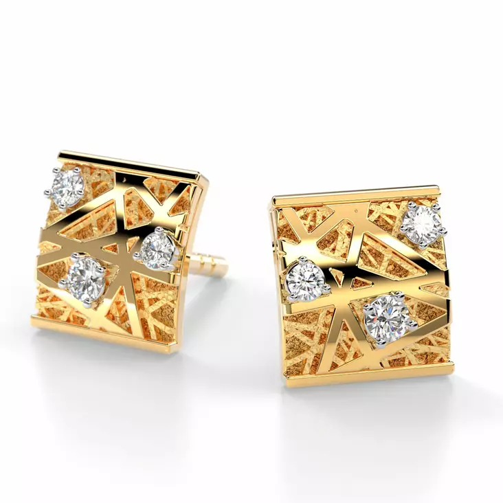 Festive Routa timanttikorvakorut 624-007-KK - Festive timanttikorvakorut - 14-624-007K-KK - 1