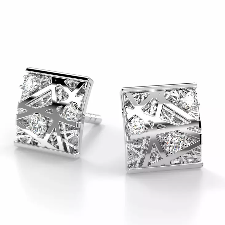 Festive-Routa-timanttikorvakorut-624-007K-VK - Festive timanttikorvakorut - 14-624-007K-VK - 1