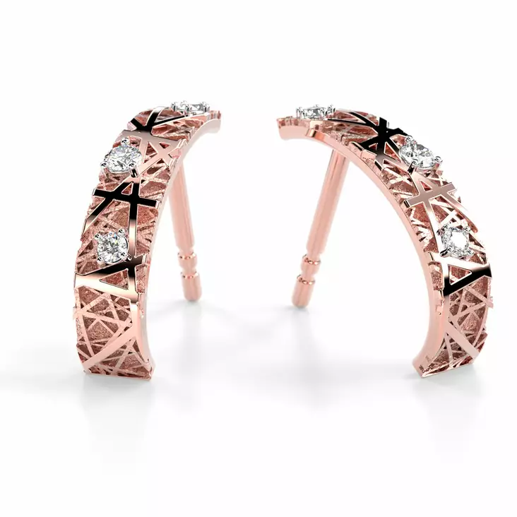 Festive Routa timanttikorvakorut 14-625-007K-PK - Festive timanttikorvakorut - 14-625-007K-PK - 1