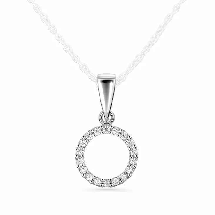 Festive Saturnus timanttiriipus, valkokulta - Timanttiriipukset - 14-620-009r-VK - 1