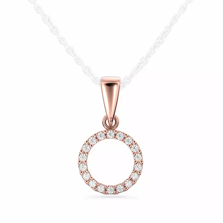 Festive Saturnus timanttiriipus, punakulta - Timanttiriipukset - 14-620-009r-pk - 1