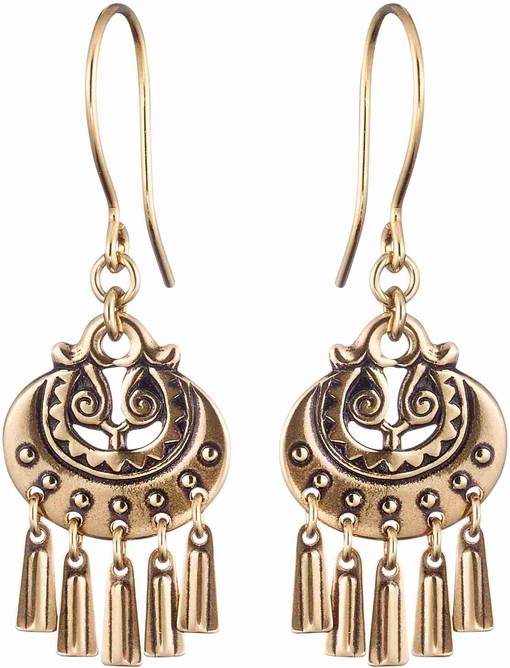 Kalevala Koru Kuutar pronssiset korvakorut - Kuutar - 3603032K - 1