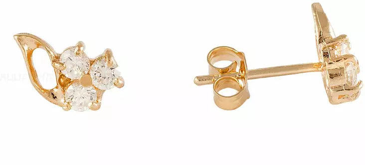 Korvakorut zirkonilla CG5100TK - Kultaiset korvakorut - CG05100TK - 1
