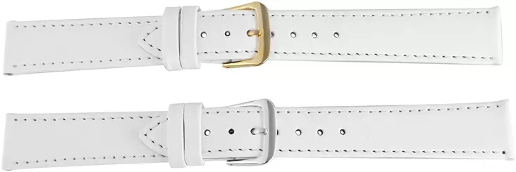 Vaihtoranneke, luonnonvalkoinen 18 mm - Nahkarannekkeet - 2020-18-K - 1