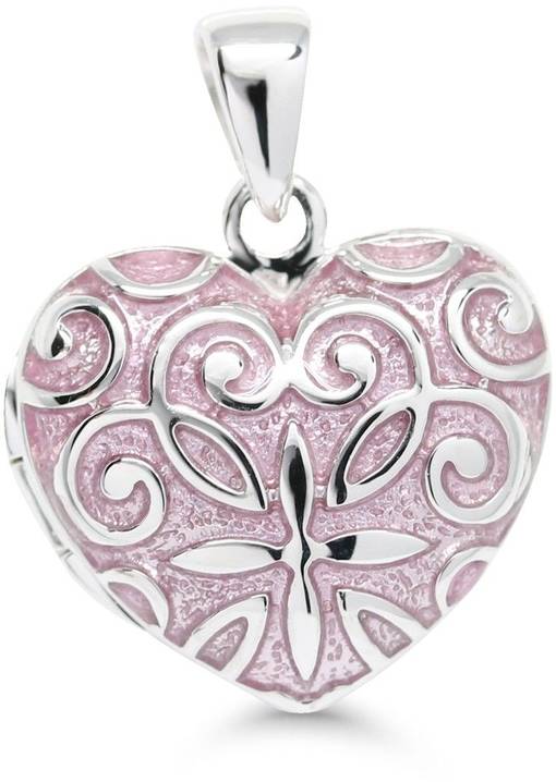 Pinkki Syd=C3=A4nmedaljonki WP-38562PINK - Lahjaideat naisille - WP-38562PINK - 1