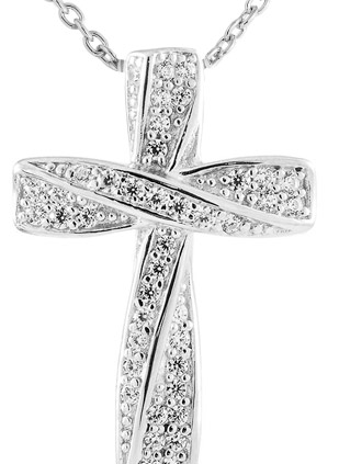 Risti Kiertopuut Zirkoniat C10047ZK - Rippiristi - C10047ZK - 1