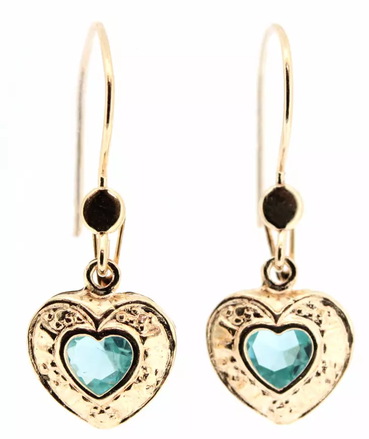 Kultaiset syd=C3=A4nkorvakorut K40141AK - Kultaiset korvakorut - K40141AK - 1