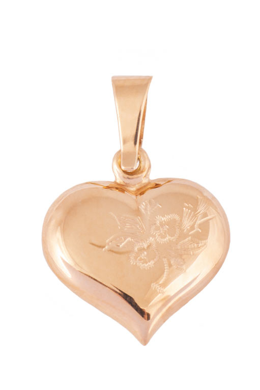 Kultainen syd=C3=A4nriipus TK2014K - Kultaiset riipukset - TK2014K - 1