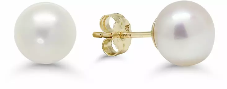 Kultaiset helmikorvakorut 6-GE-7valk - Kultaiset korvakorut - 6-GE-7valk - 1