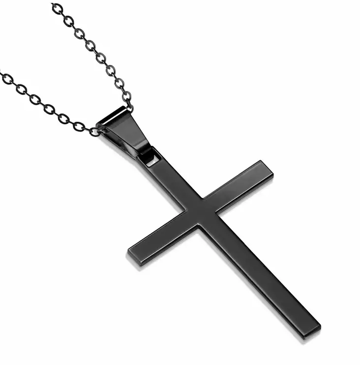 Ter=C3=A4sristi Musta 35x23mm 50cm - Teräksiset kaulakorut - H7063K - 1