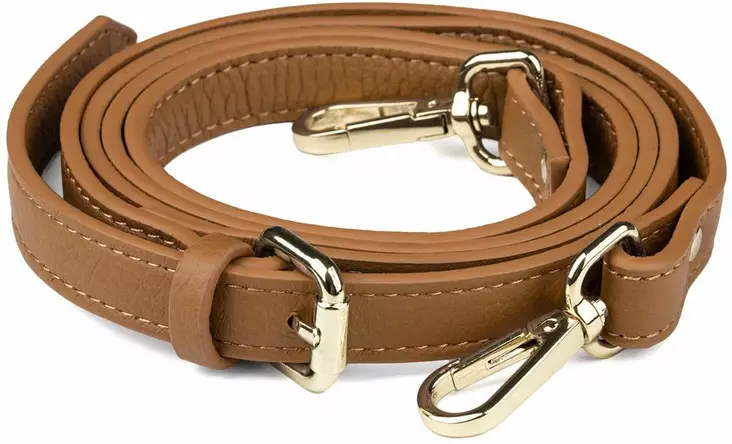 Aarni olkalaukun hihna konjakki-kulta - Aarni lompakot ja korttikotelot - OLKAHIHNA-KONJ-KUL - 1