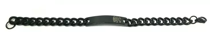 Suomileijona laattarannekoru GRK001BSL - Isänpäivä lahjaideat - GRK001BSL - 1