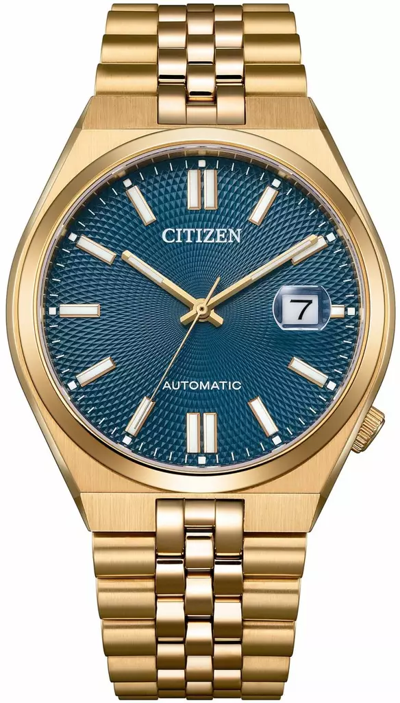 CITIZEN AUTO TSUYOSA 60 SINIHARMAA - Miesten rannekellot - NK0023-57L - 1