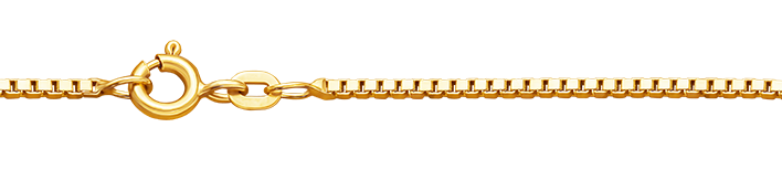Kultadublee venetsiaketju - Dublee-riipusketjut - BVD15-45CM - 2