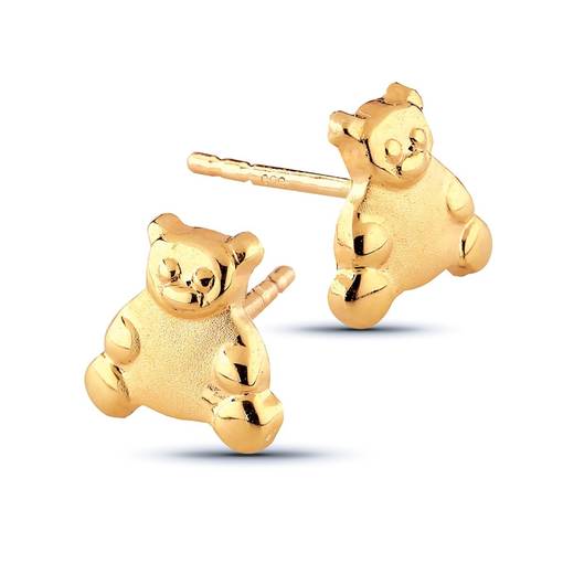 Korvakorut Nalle - Kultaiset korvakorut - 147721M - 1